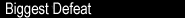 Biggest Defeat
